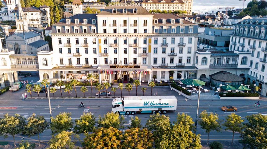 Citysendungen – Husmann Lastwagen in Luzern